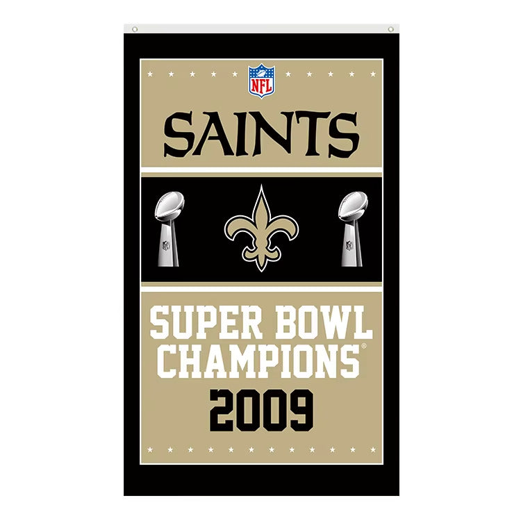 New Orleans Saints Super Bowl Champions Novelty Flag Banner NEW! 3 ft x 5 ft Home & Garden:Yard, Garden & Outdoor Living:Décor:Flags Cozy Home Treasures
